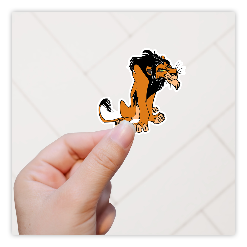 Lion King Scar Die Cut Sticker (3428)