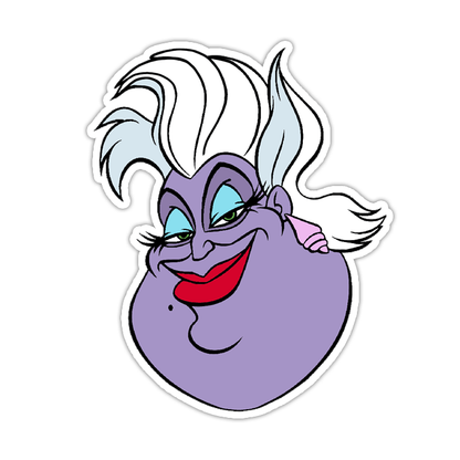 Disney's Little Mermaid Ursula Die Cut Sticker (3429)