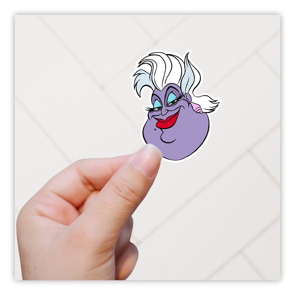 Disney's Little Mermaid Ursula Die Cut Sticker (3429)