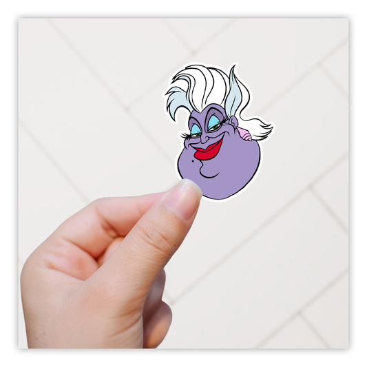 Disney's Little Mermaid Ursula Die Cut Sticker (3429)