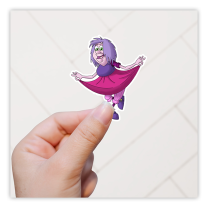 Disney Sword In The Stone Mad Madam Mim Die Cut Sticker (3442)