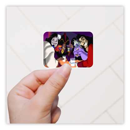 Disney Animated Movie Villains Die Cut Sticker (3443)