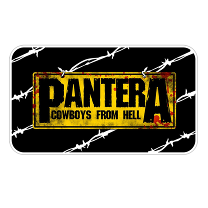 Pantera Cowboys From Hell Die Cut Sticker (3450)