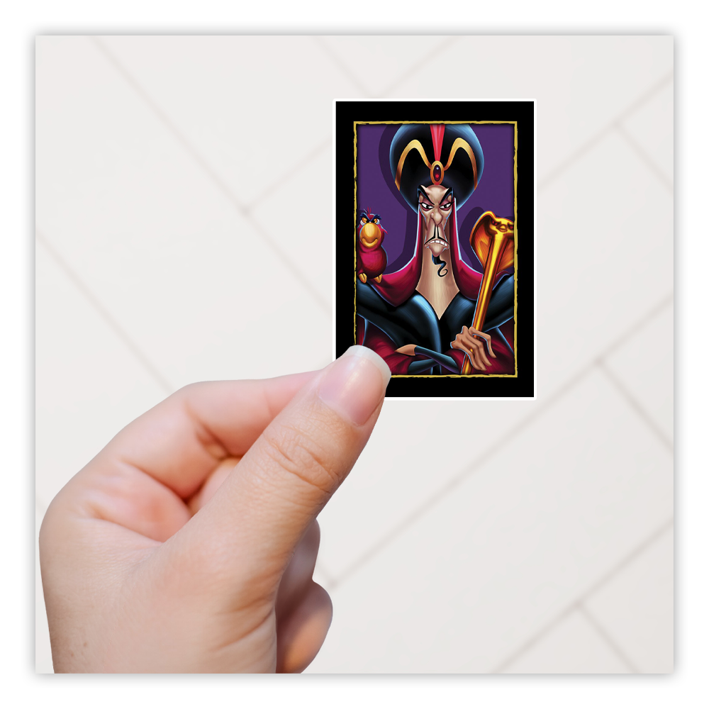 Disney Aladdin Jafar Iago Die Cut Sticker (3451)