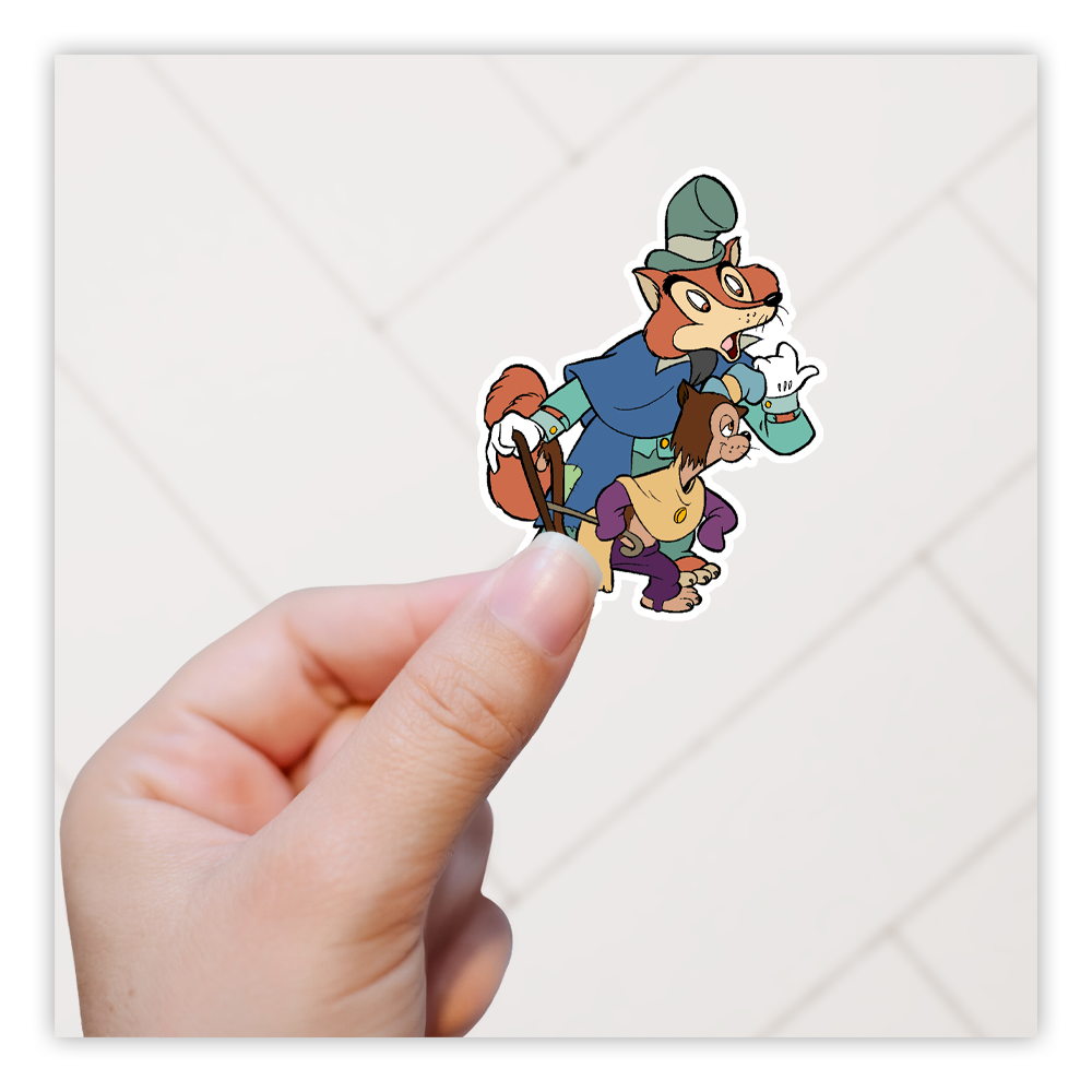 Disney Pinocchio Gideon The Fox Die Cut Sticker (3466)