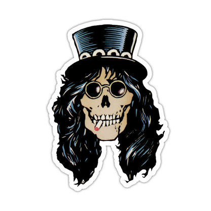 Guns N Roses Slash Skull Die Cut Sticker (3471)