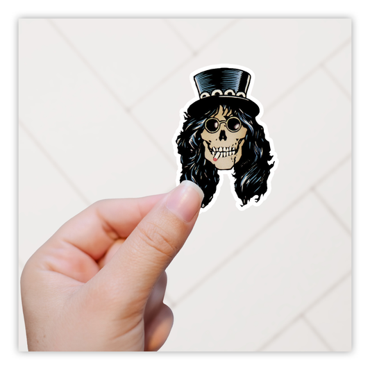 Guns N Roses Slash Skull Die Cut Sticker