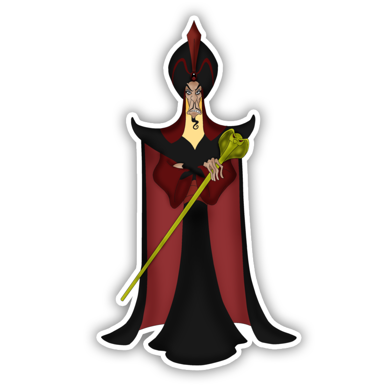 Aladdin's Jafar Die Cut Sticker (3488)