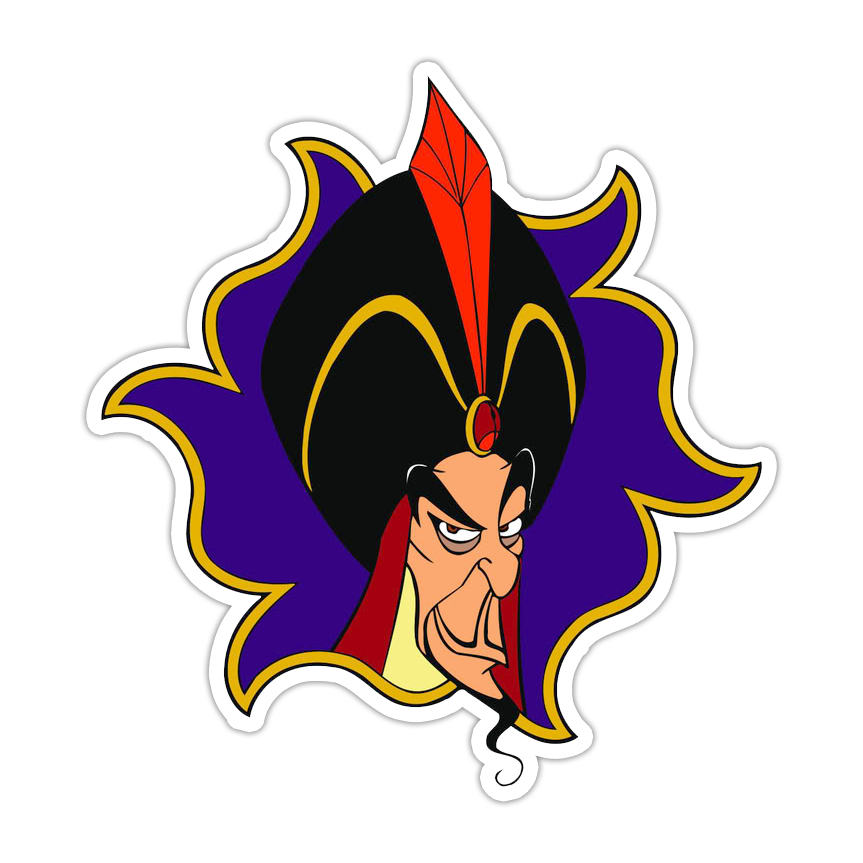 Aladdin's Jafar Die Cut Sticker (3489)