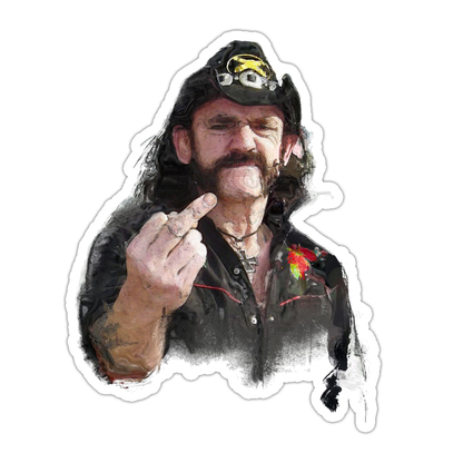 Motorhead Lemmy Die Cut-plakker (3499)