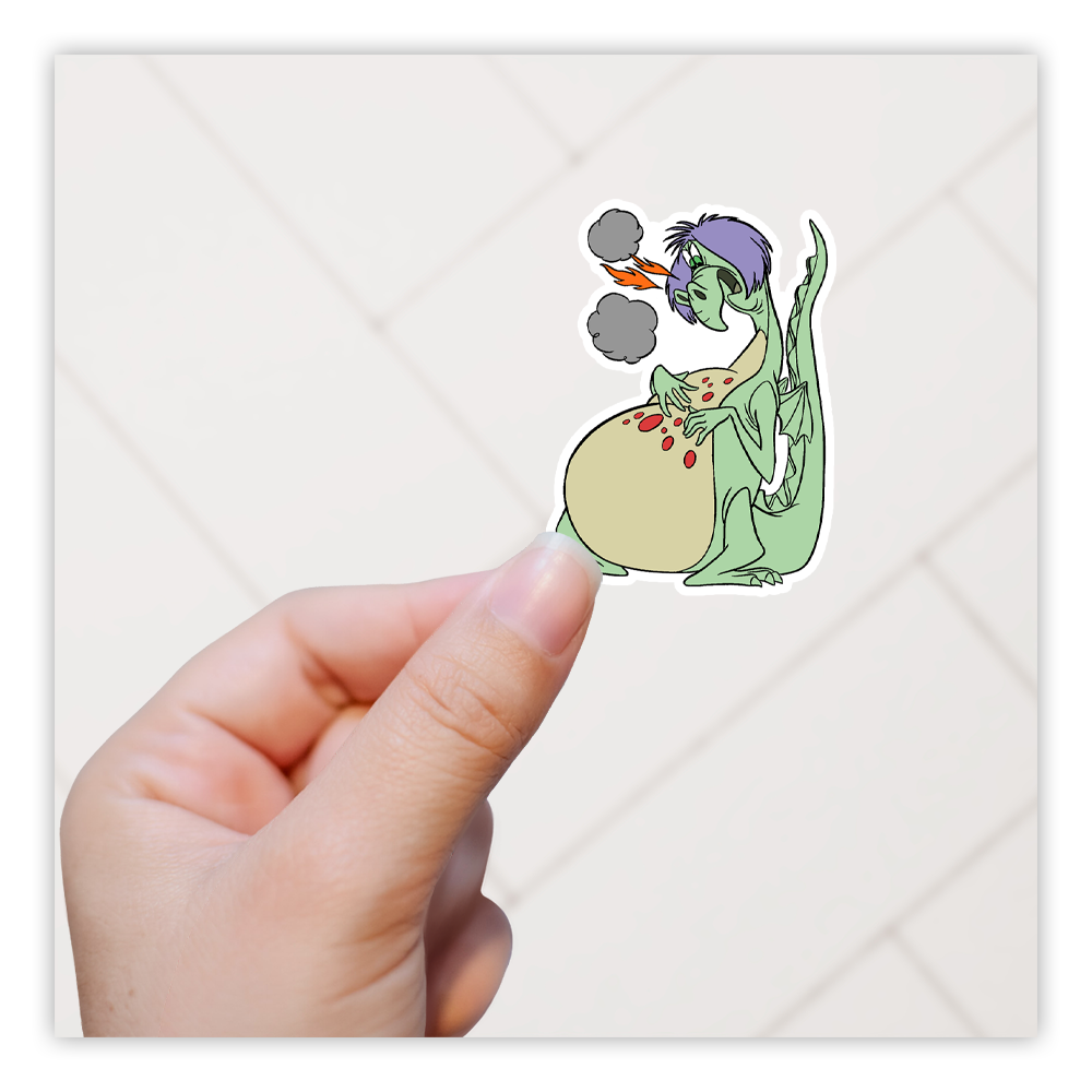 Disney Sword In The Stone Mad Madam Mim Dragon Die Cut Sticker (3503)