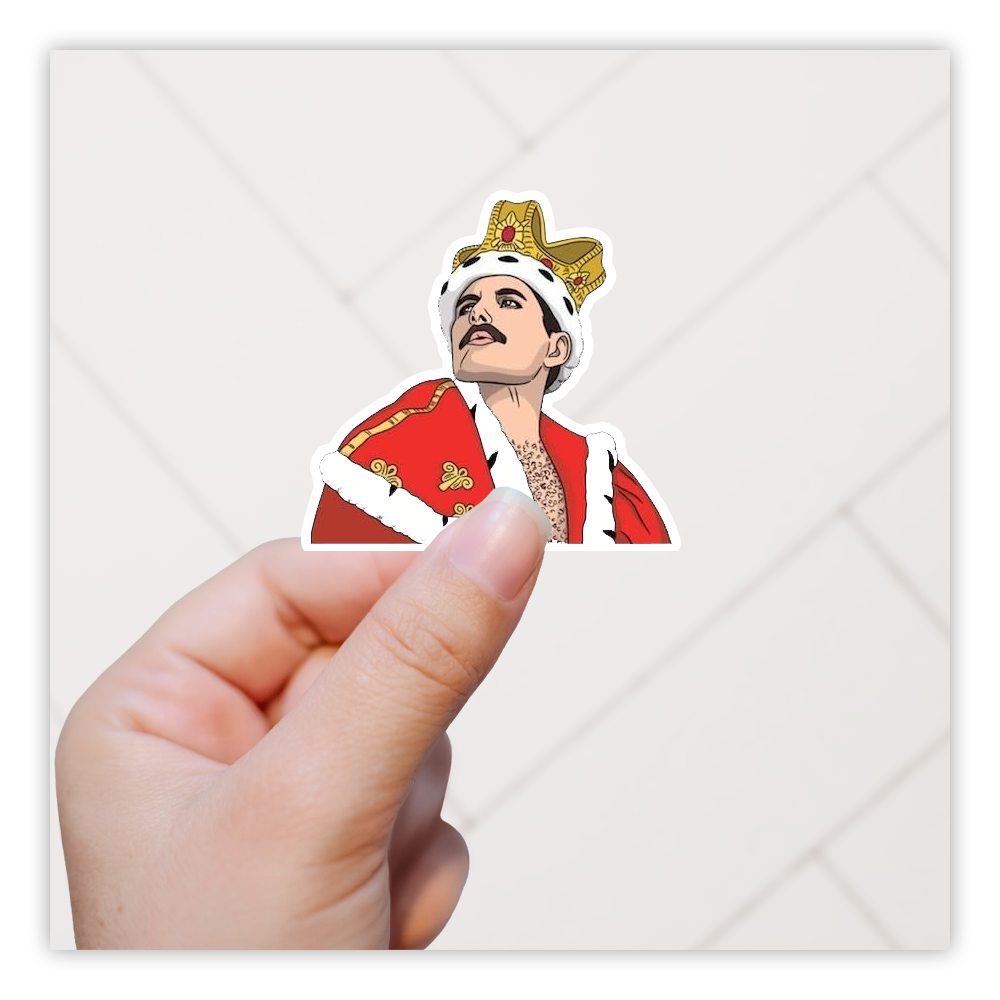 Freddy Mercury Queen Die Cut-plakker (350)