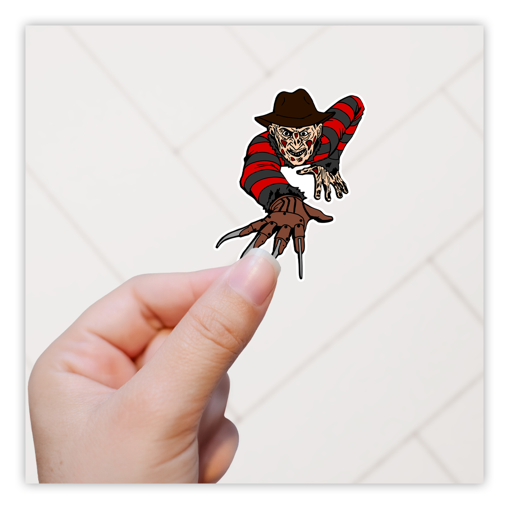 Nightmare On Elm Street Freddy Kreuger Die Cut Sticker (351)