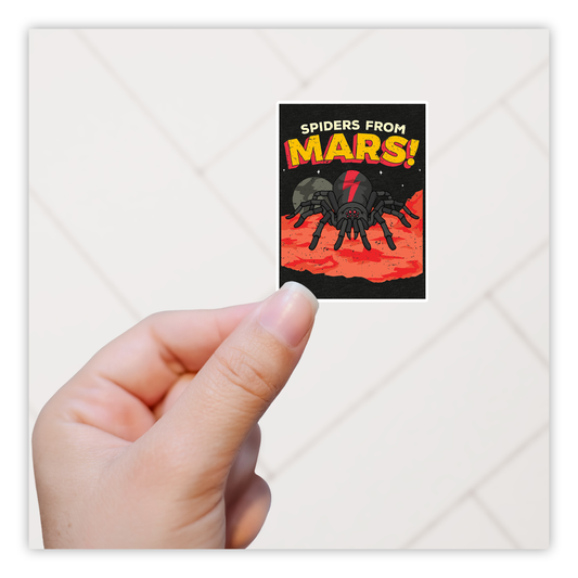 David Bowie Spiders From Mars Die Cut Sticker