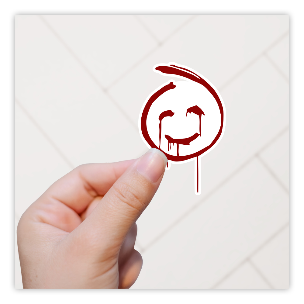 The Mentalist Red John Smiley Face Die Cut Sticker (3582)