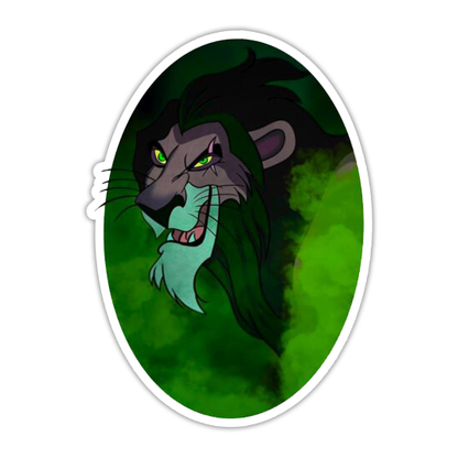 Lion King Scar Die Cut Sticker (3589)