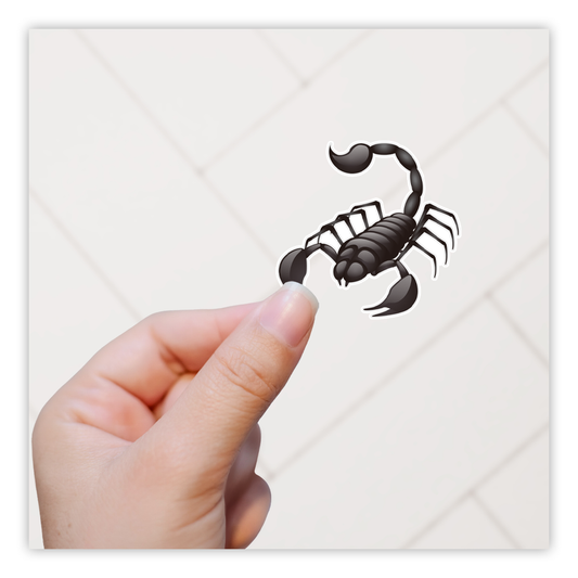 Black Emperor Scorpion Die Cut Sticker (3597)