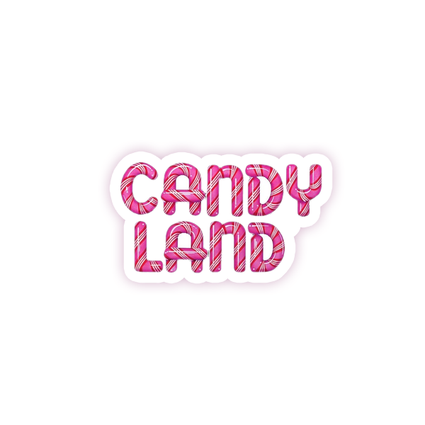 Candy Land Die Cut Sticker (36)