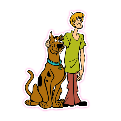 Scooby Doo Shaggy Die Cut Sticker (3617)