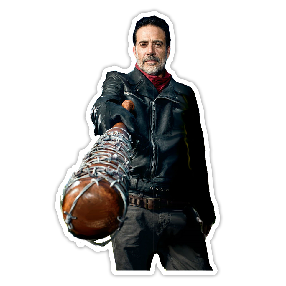 The Walking Dead Negan Lucille TWD Die Cut Sticker (3649)