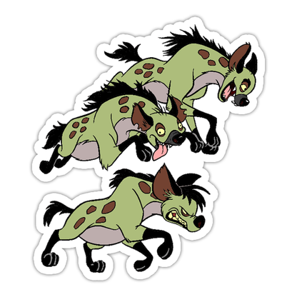 Lion King Hyenas Die Cut Sticker (3652)