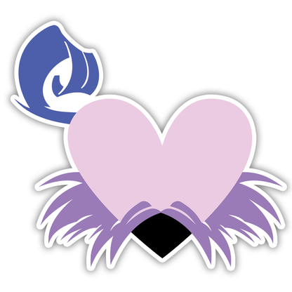 Emperor's New Groove Yzma Heart Die Cut Sticker (3657)