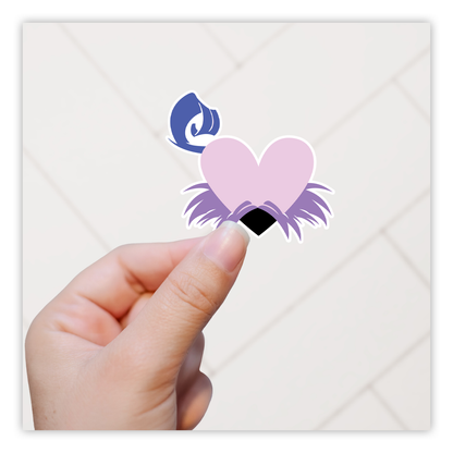 Emperor's New Groove Yzma Heart Die Cut Sticker (3657)