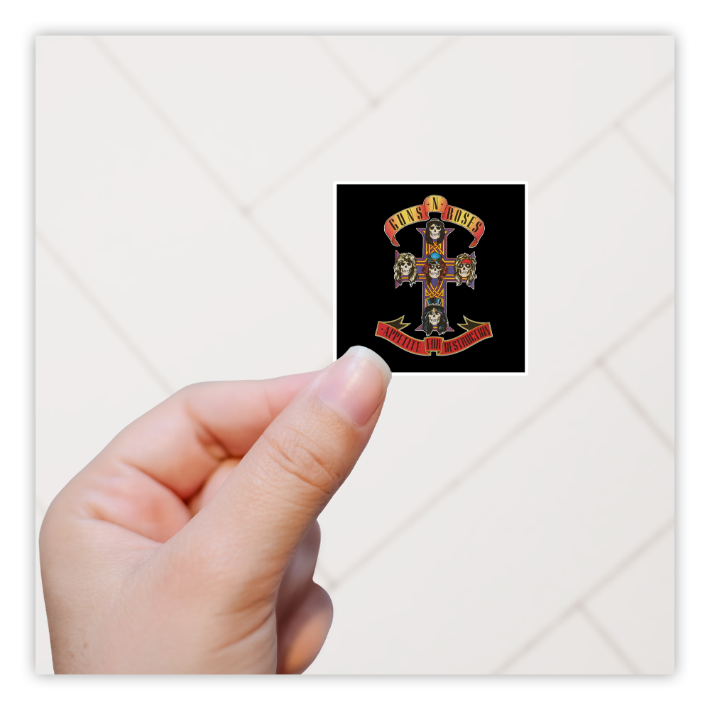 Guns N Roses Apatite For Destruction Die Cut Sticker (367)