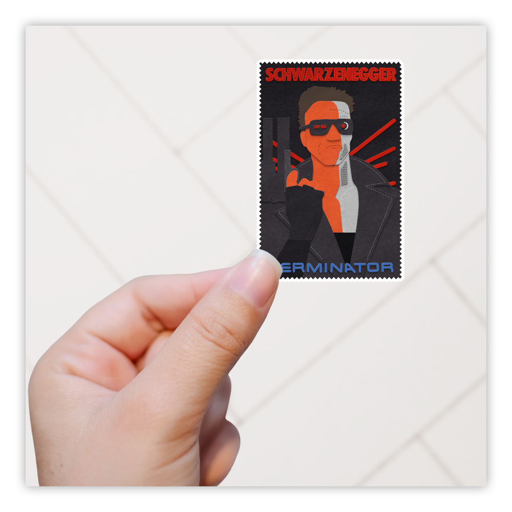 Terminator Plakkaat Die Cut Sticker (3709)