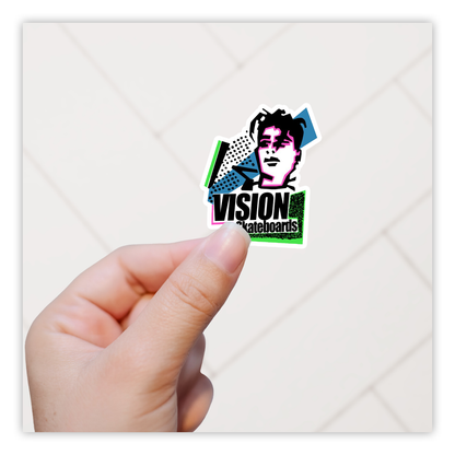 Gonz Face Vision Skateboards Die Cut Sticker (373)