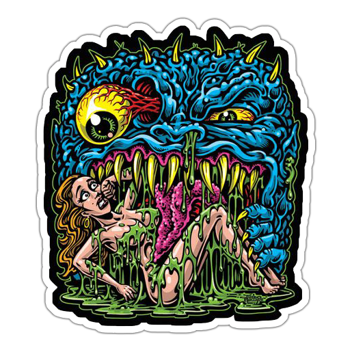 Jimbo Philips Snack Time Die Cut-plakker (3753)