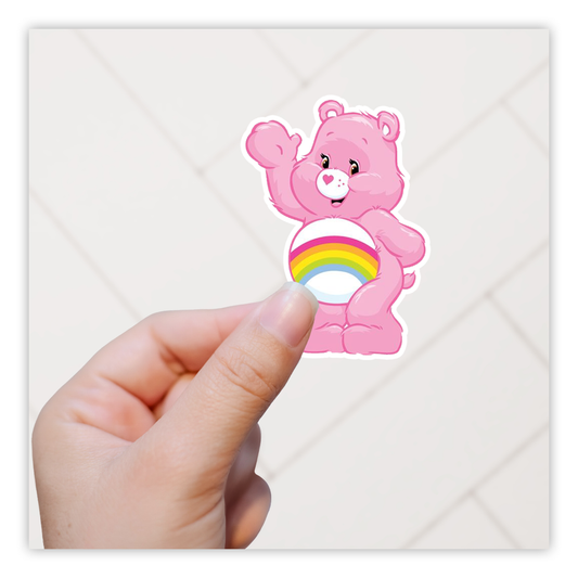 Cheer Bear Care Bear Die Cut Sticker (37)