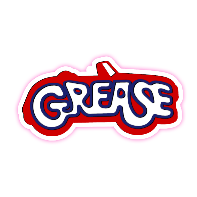 Grease The Movie Die Cut Sticker (381)