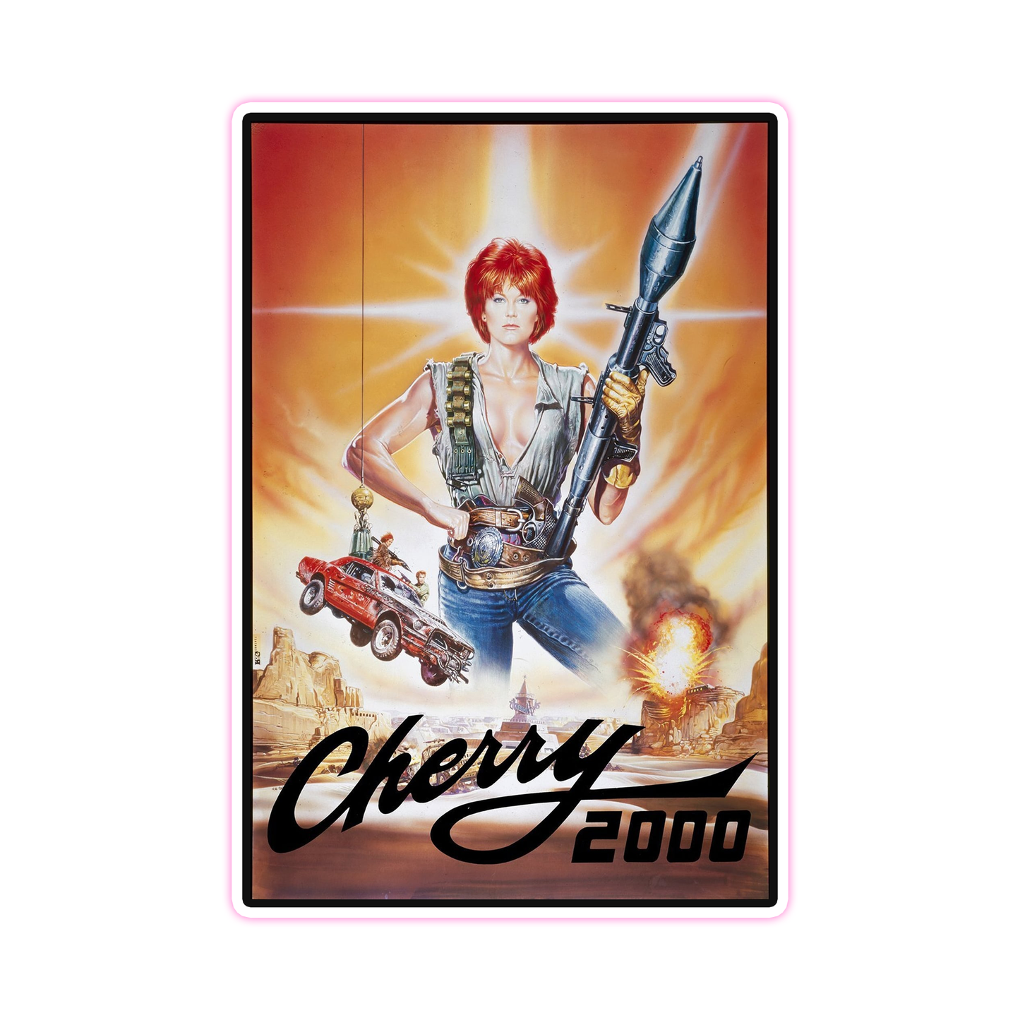 Cherry 2000 Poster Die Cut Sticker (3820)