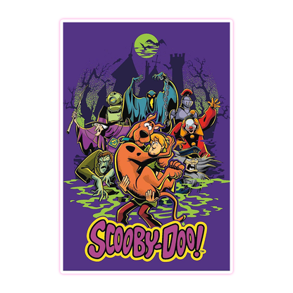 Scooby Doo Poster Die Cut Sticker (3859)