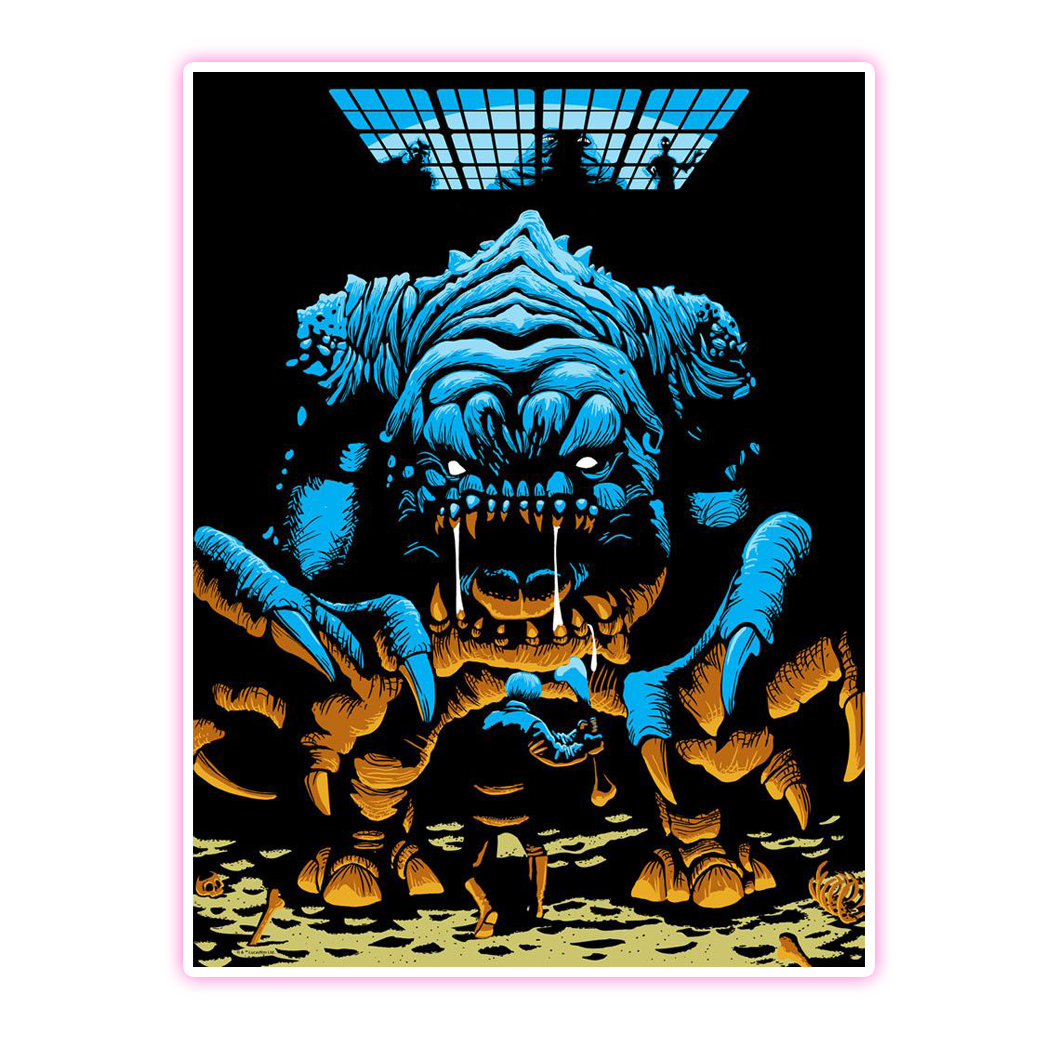 Star Wars Rancor Die Cut-plakker (3864)