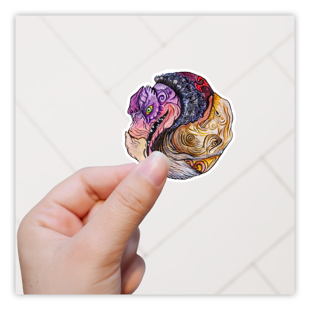 The Dark Crystal Mystics en Skeksis Die Cut Sticker (3868)