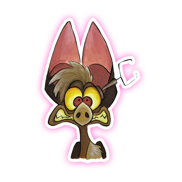 FernGully Batty Koda Die Cut Sticker (3872)