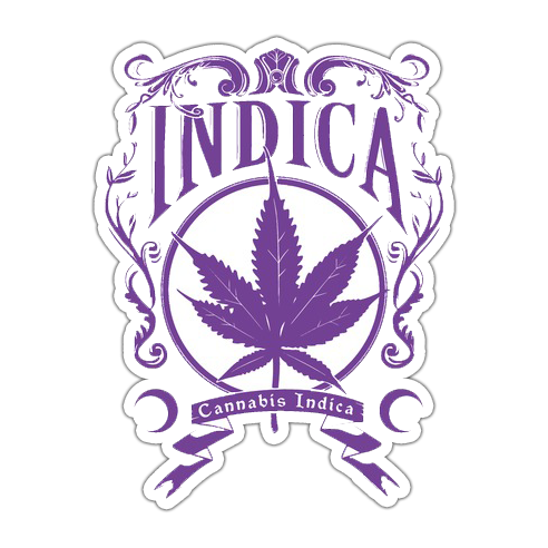 Indica Die Cut Sticker (3892)