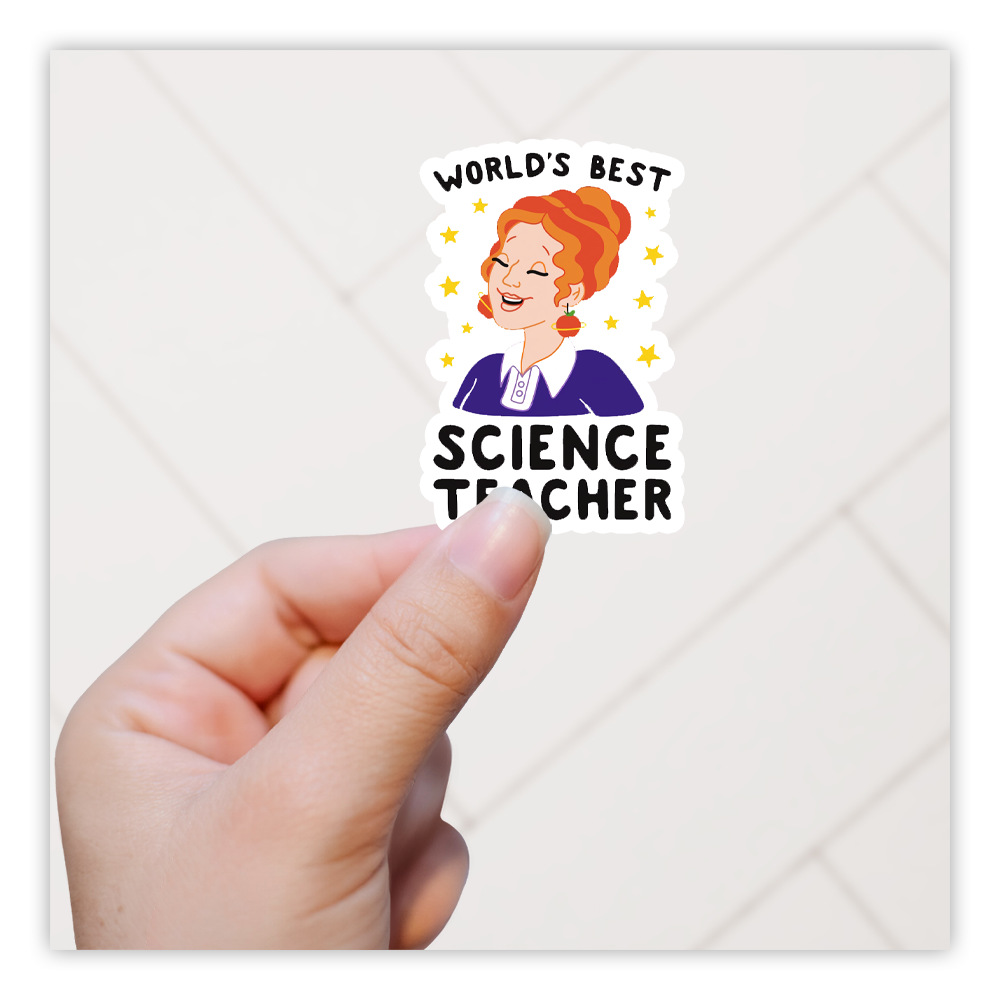 Magic School Bus World's Best Science Teacher Ms. Frizzle Die Cut Sticker (3904)