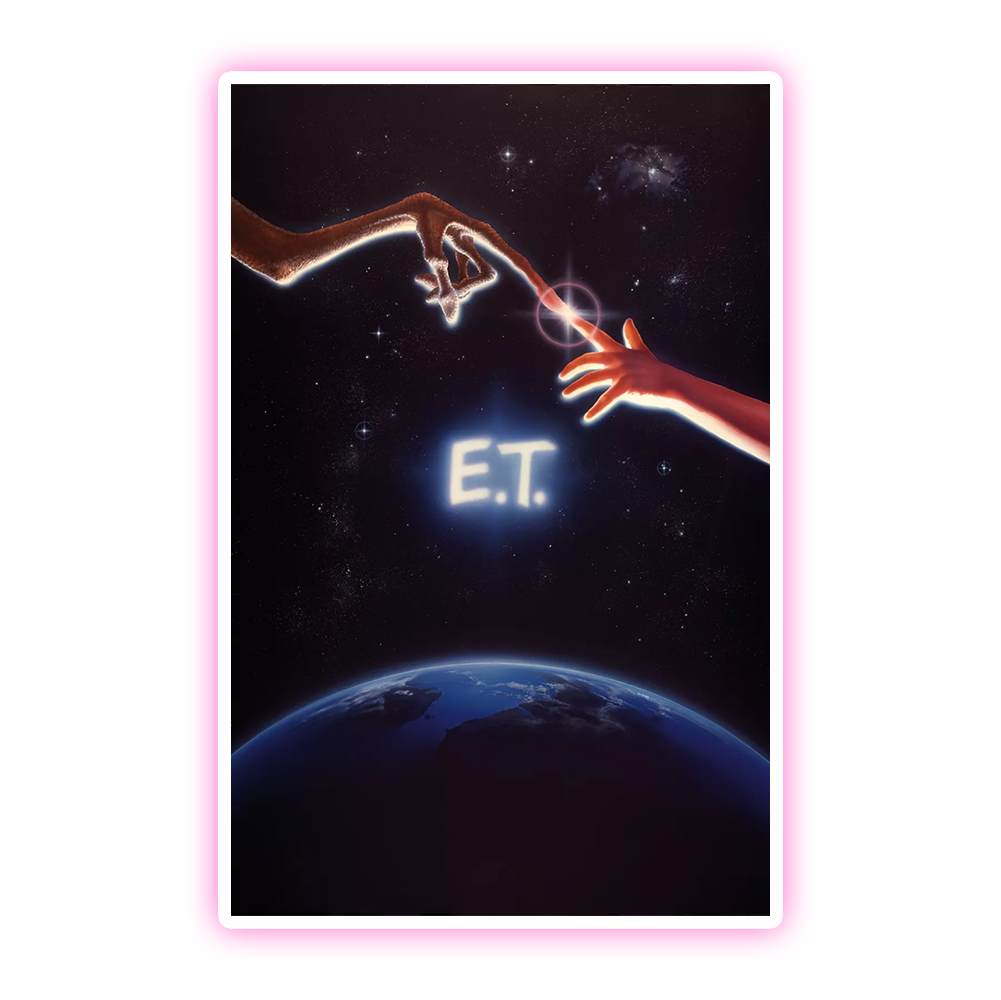 E.T. Poster Die Cut Sticker (3906)