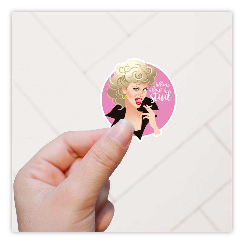 Grease Sandy Tell Me About It Stud Die Cut Sticker (3930)