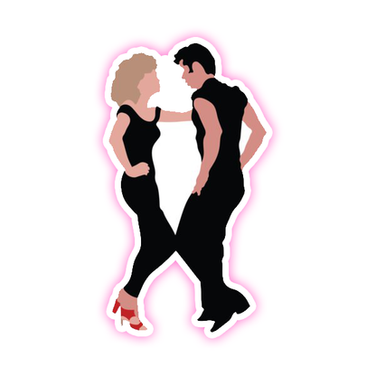 Grease Sandy Danny Dancing Die Cut Sticker (3932)