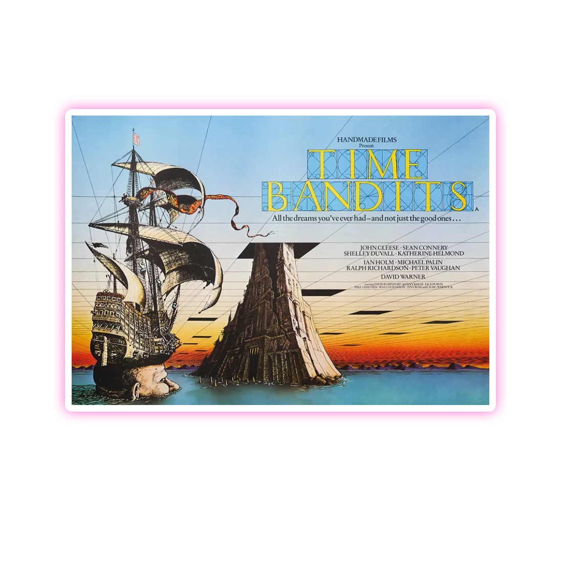 Time Bandits Plakkaat Die Cut Sticker (3935)