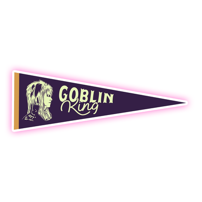 Jim Henson's Labyrinth Jareth Goblin King Banner Die Cut Sticker (3955)