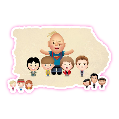 The Goonies Chibi Characters Die Cut Sticker (3958)