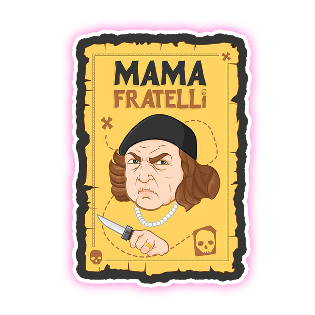 The Goonies Mama Fratelli Die Cut Sticker (3984)