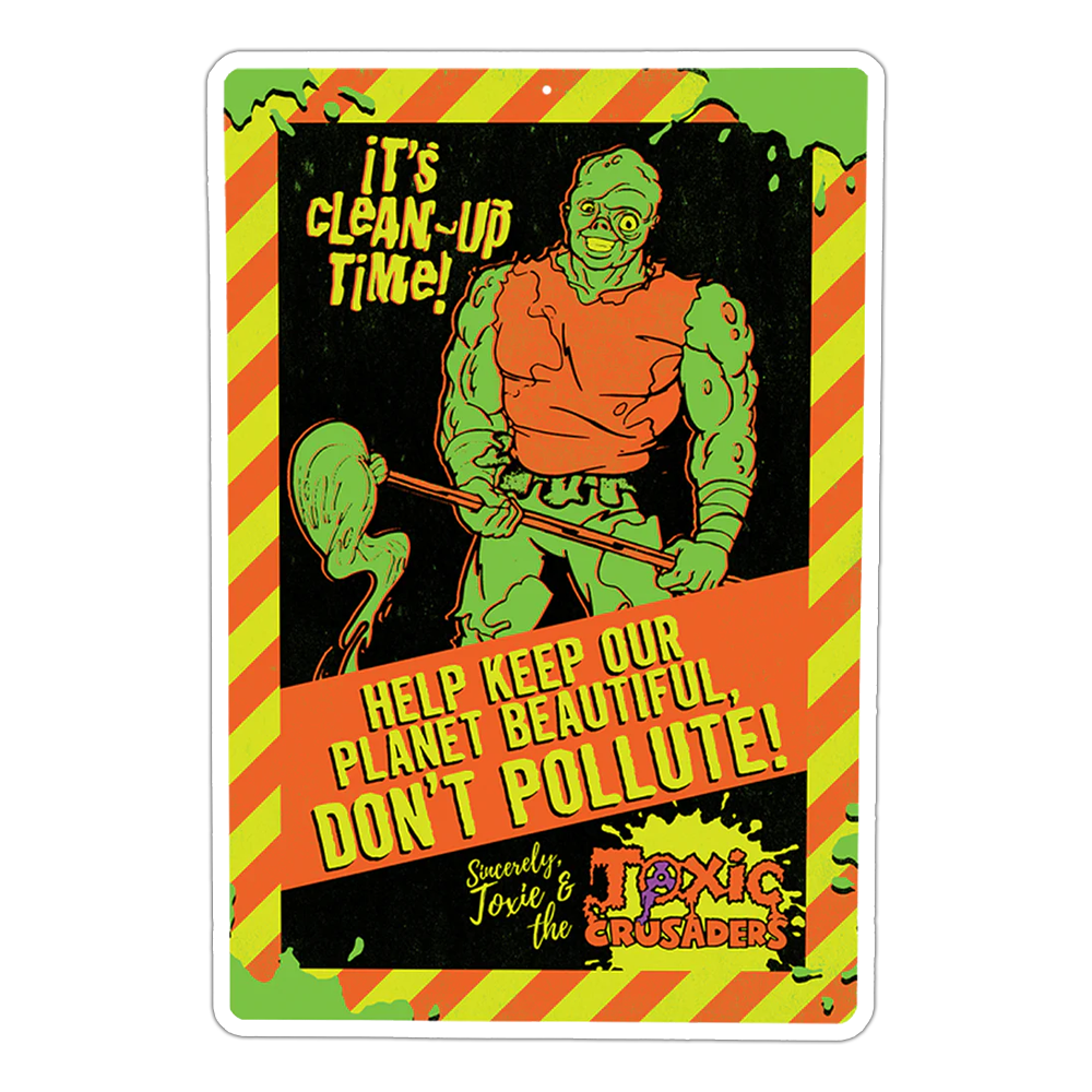 Toxic Avenger Toxic Crusaders Die Cut-plakker (3995)