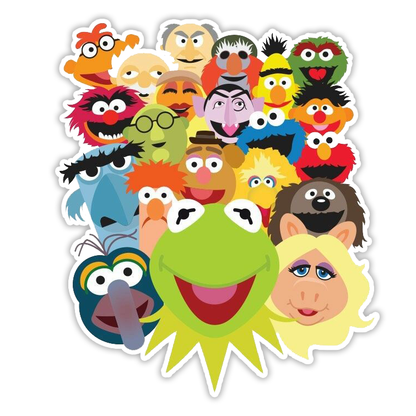 The Muppets Die Cut Sticker (4001)