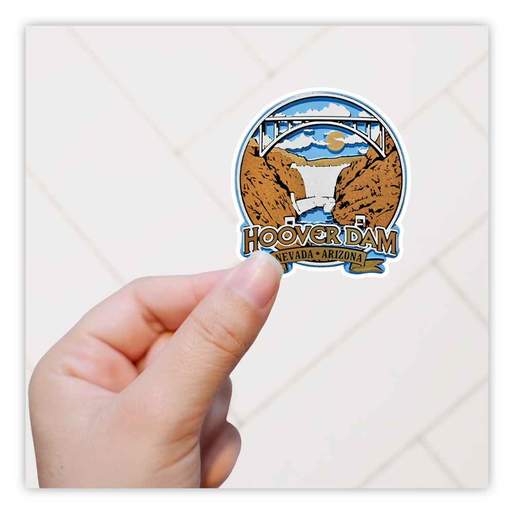 Hoover Dam Die Cut Sticker (4025)